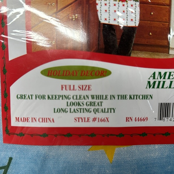 🎄 American Mills Apron - Picture 2 of 7